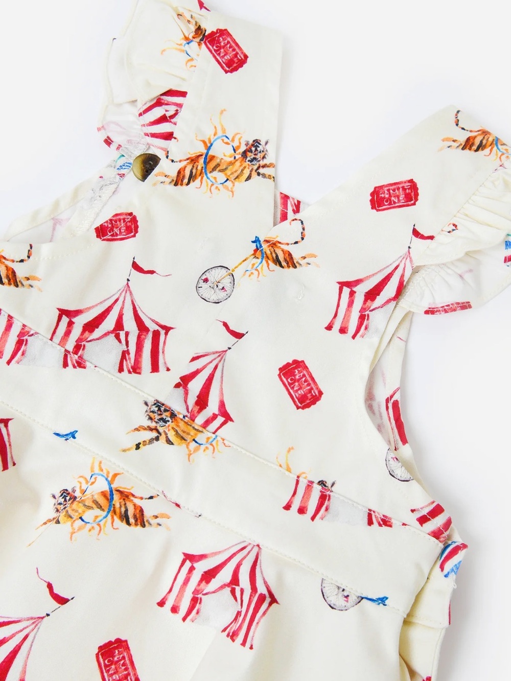 Classic Prep Dress with Circus print - 4T - Picture 8 of 10